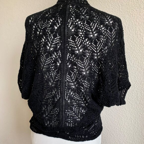 Lucky Brand Open Stitch Drape Cardigan XS-S - Picture 4 of 6